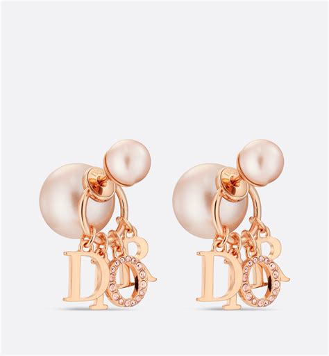 dior earrings pink|Dior look alike earrings.